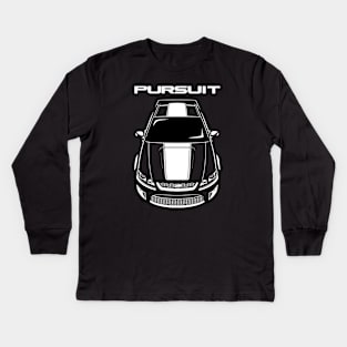 Ford FPV Pursuit UTE - White Stripe Kids Long Sleeve T-Shirt